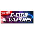 Signmission E-CIGS & VAPORS SOLD HERE DECAL sticker pipes flavored pens hookah, D-12 E-Cigs & Vapors Sold D-12 E-Cigs & Vapors Sold